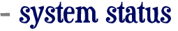 system status