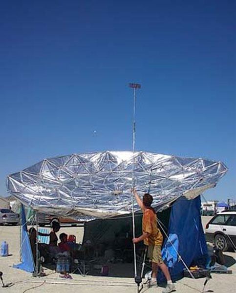 20 ft parabolic reflector