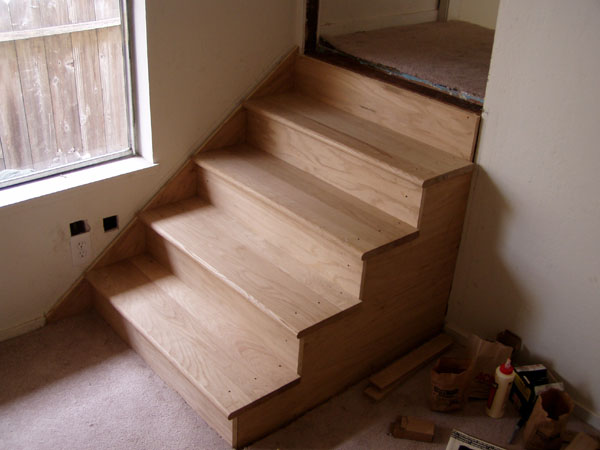 Oak stairs