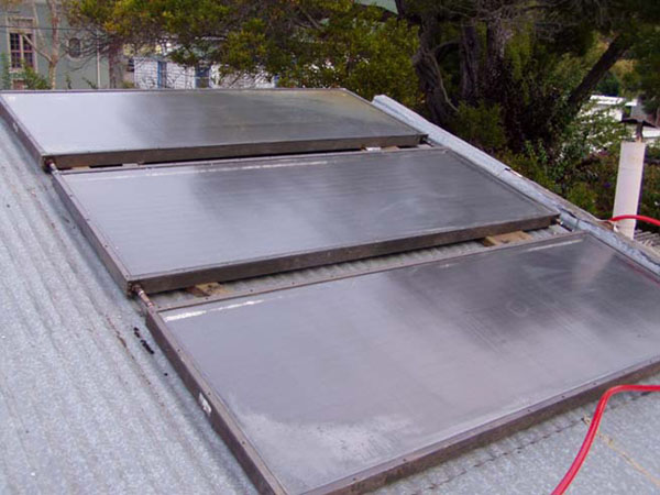 Solar thermal for hot tub