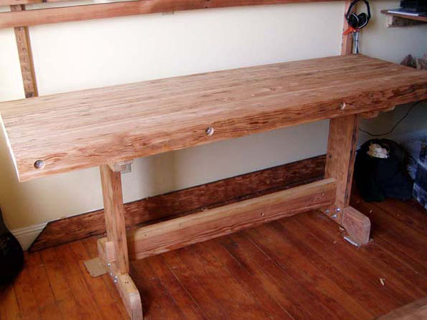 Workbench (salvaged wood)